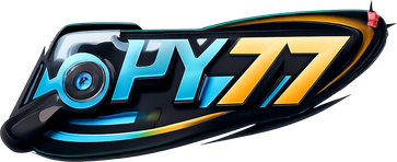 Logo spy77 bernuansa neon
